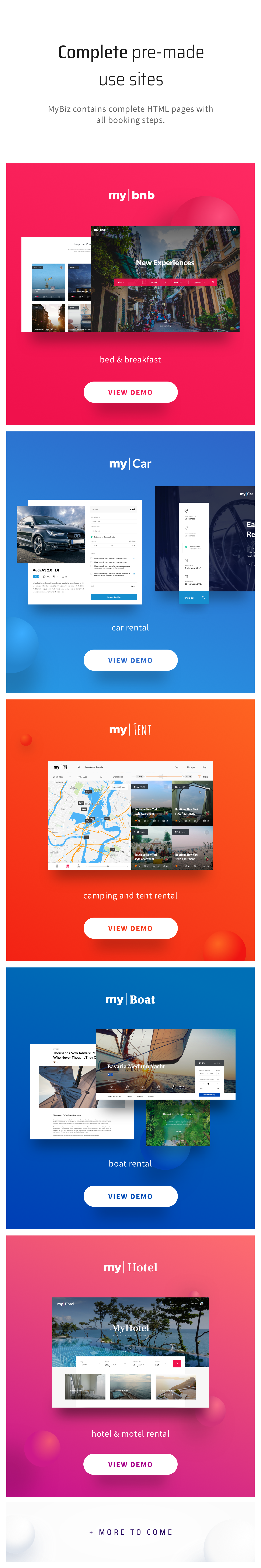 MyBiz - The First Multi-Business & Booking HTML Theme - 3